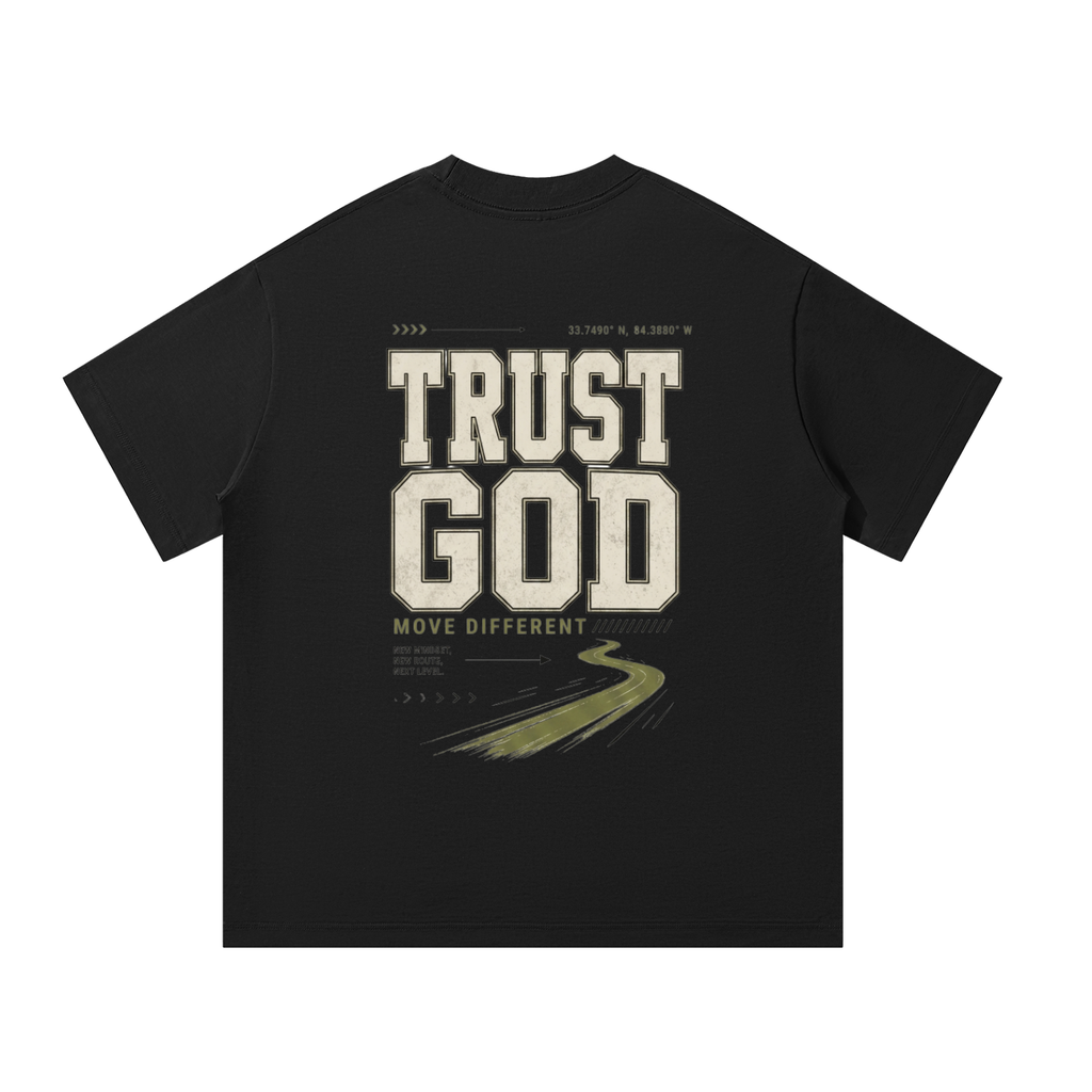 Trust God. Move Different. | Heavyweight T-Shirt