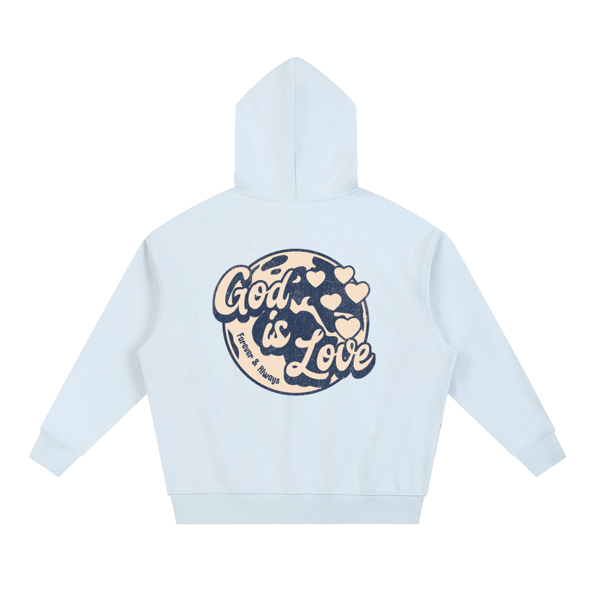 God Is Love Vintage— Heavyweight Hoodie