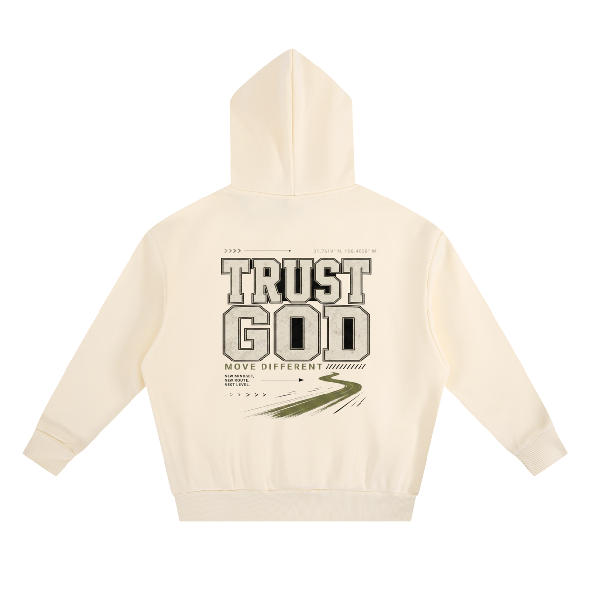 Trust God Move Different | Heavyweight Hoodie