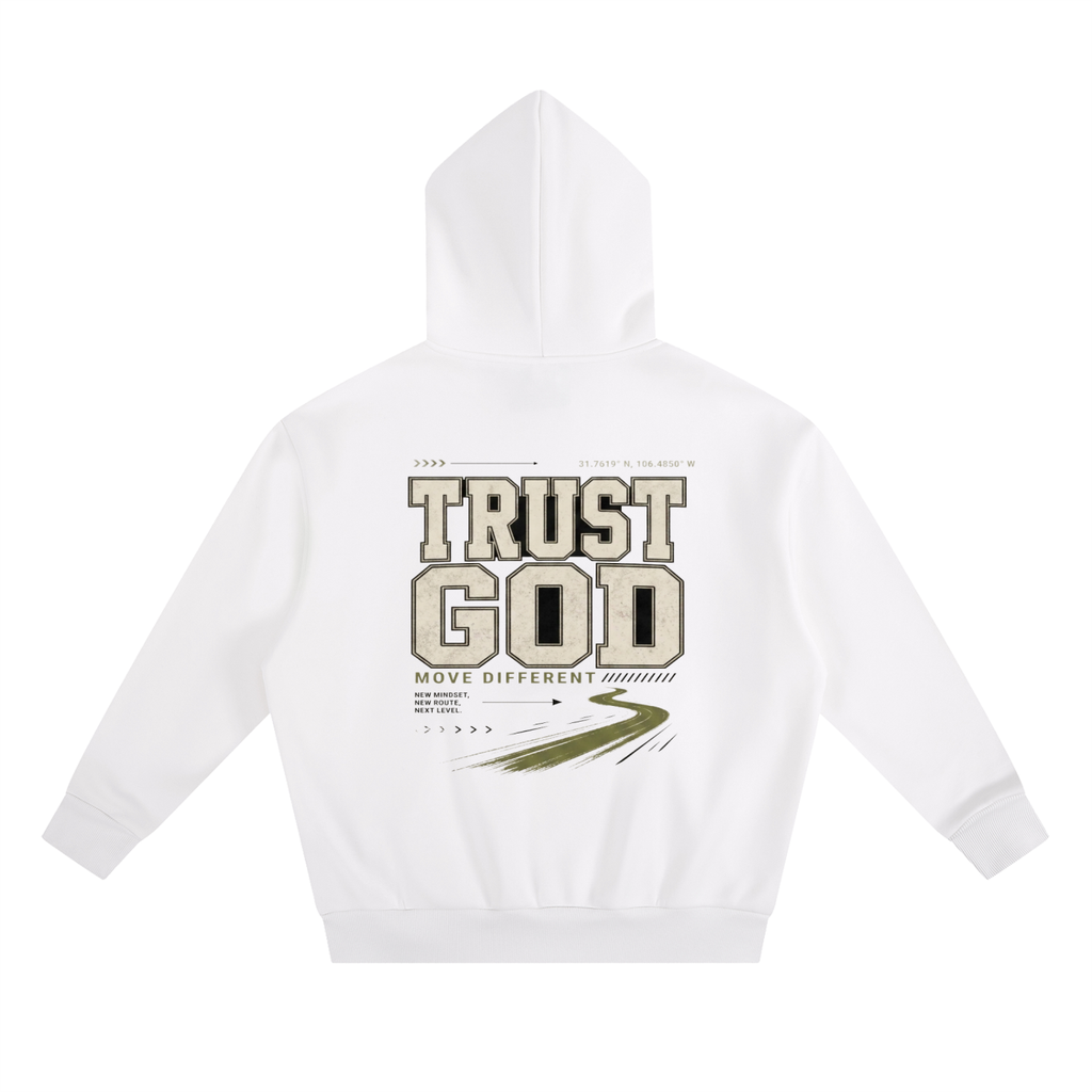 Trust God Move Different | Heavyweight Hoodie