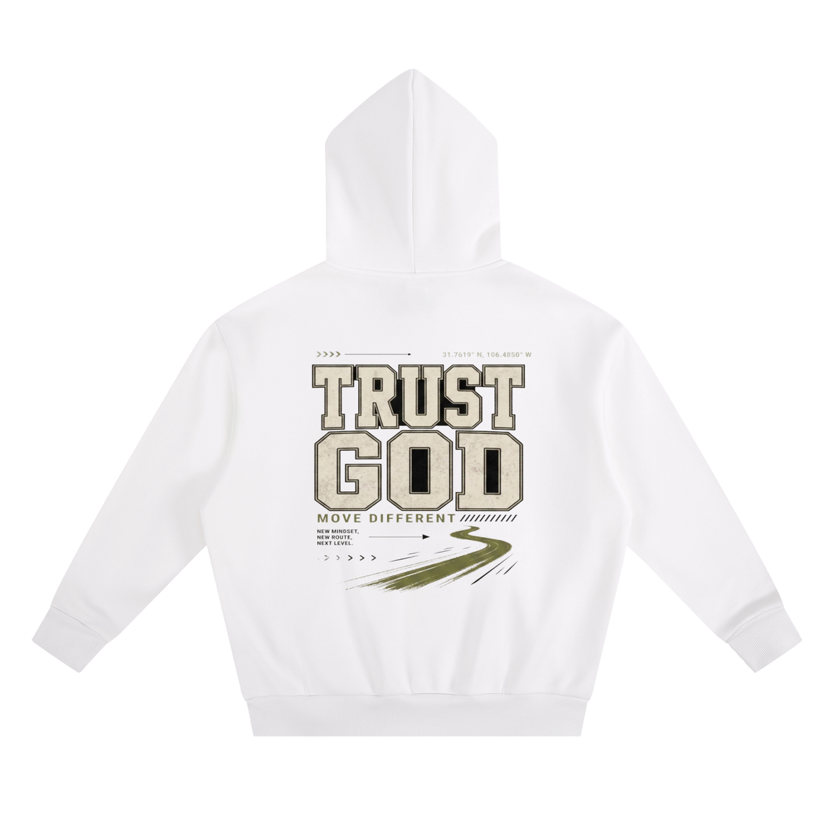 Trust God Move Different | Heavyweight Hoodie