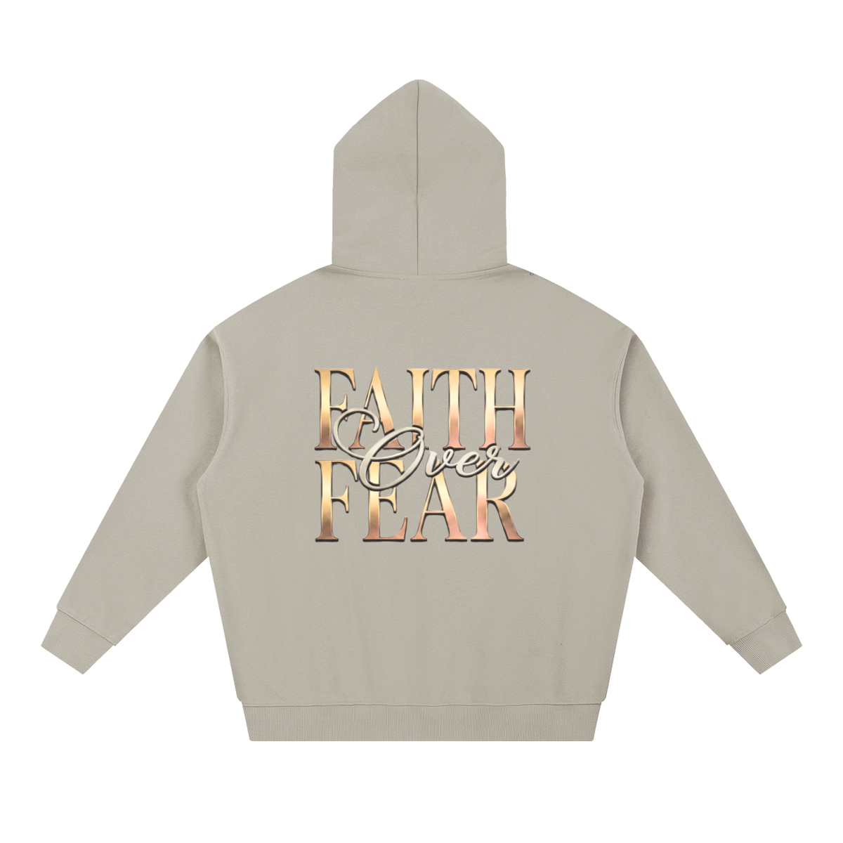 Faith Over Fear | Essential Oversized Hoodie