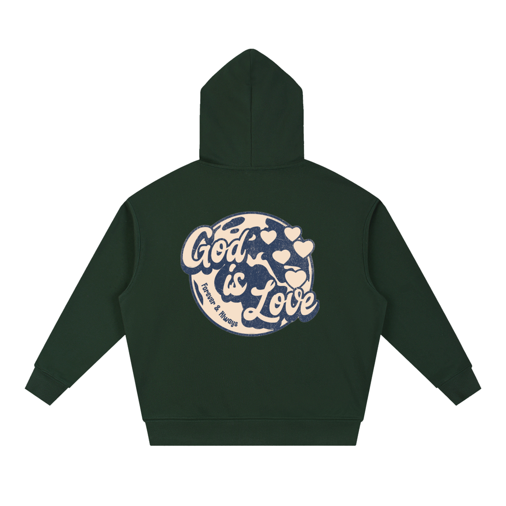 God Is Love Vintage— Heavyweight Hoodie