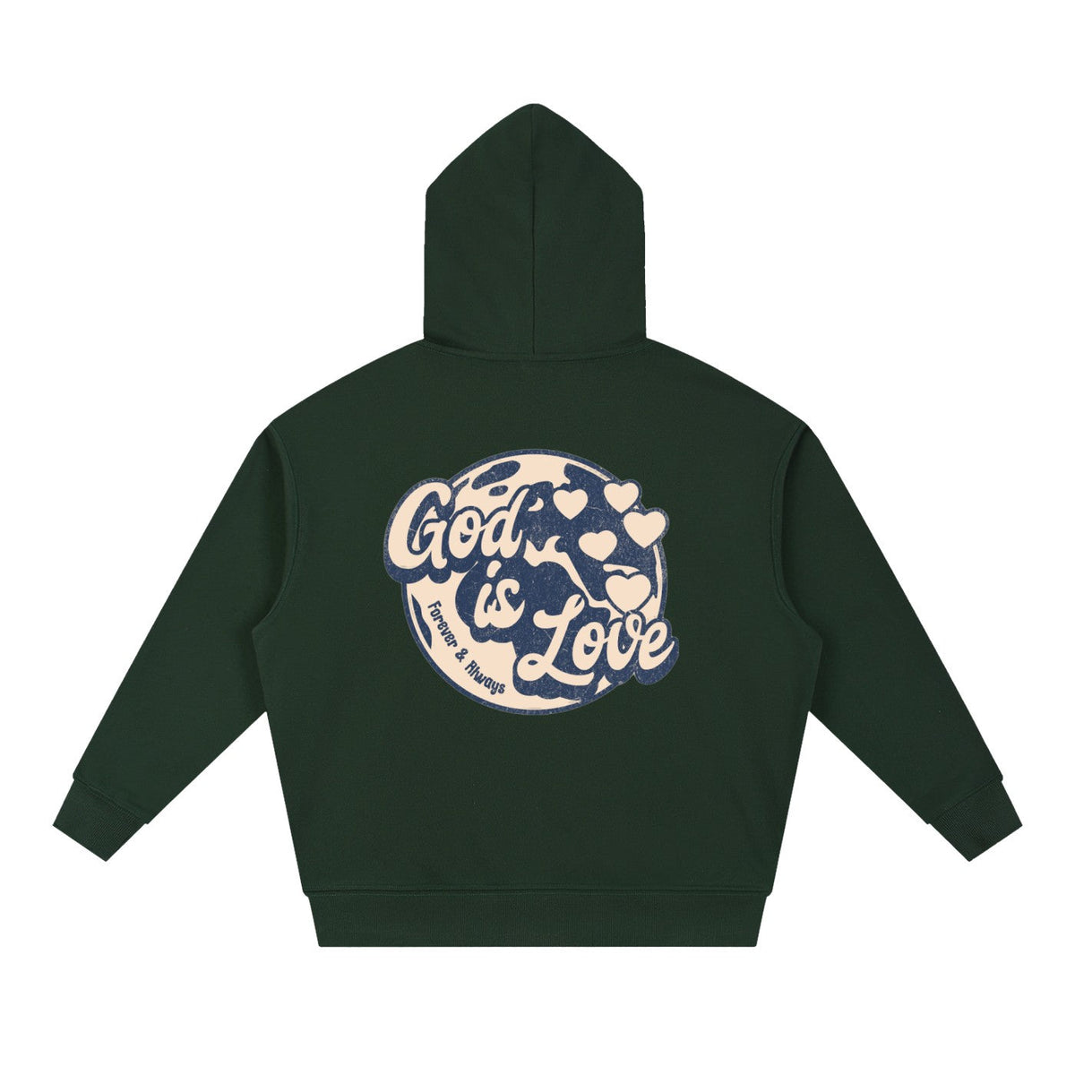 God Is Love Vintage— Heavyweight Hoodie