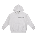 God Is Love Painted Heavyweight Boxy Fleece Hoodie | Premium Spiritual Streetwear | Oversized Unisex Faith Hoodie