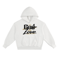 God Is Love Premium Heavyweight Hoodie | Oversized Streetwear Hoodie | Christian Faith Apparel | Unisex Pullover