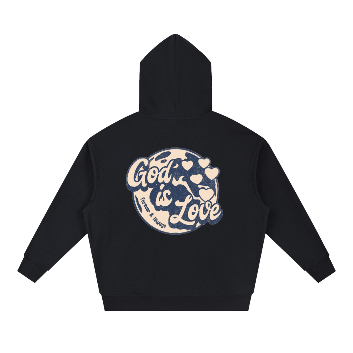 God Is Love Vintage— Heavyweight Hoodie