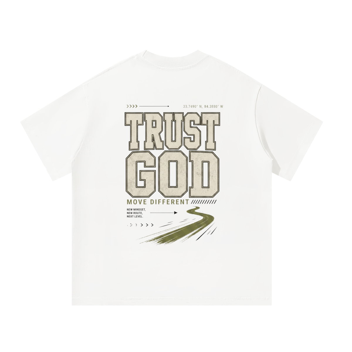 Trust God. Move Different. | Heavyweight T-Shirt