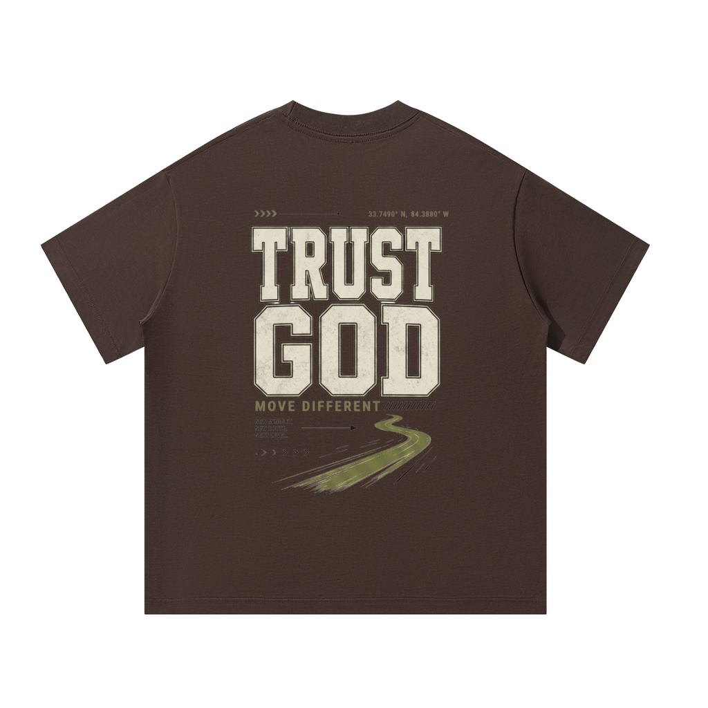 Trust God. Move Different. | Heavyweight T-Shirt
