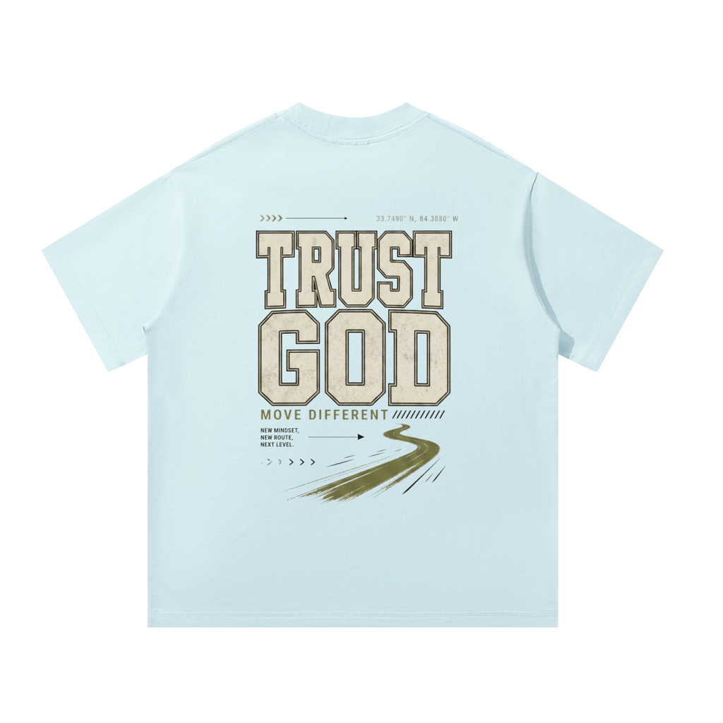 Trust God. Move Different. | Heavyweight T-Shirt