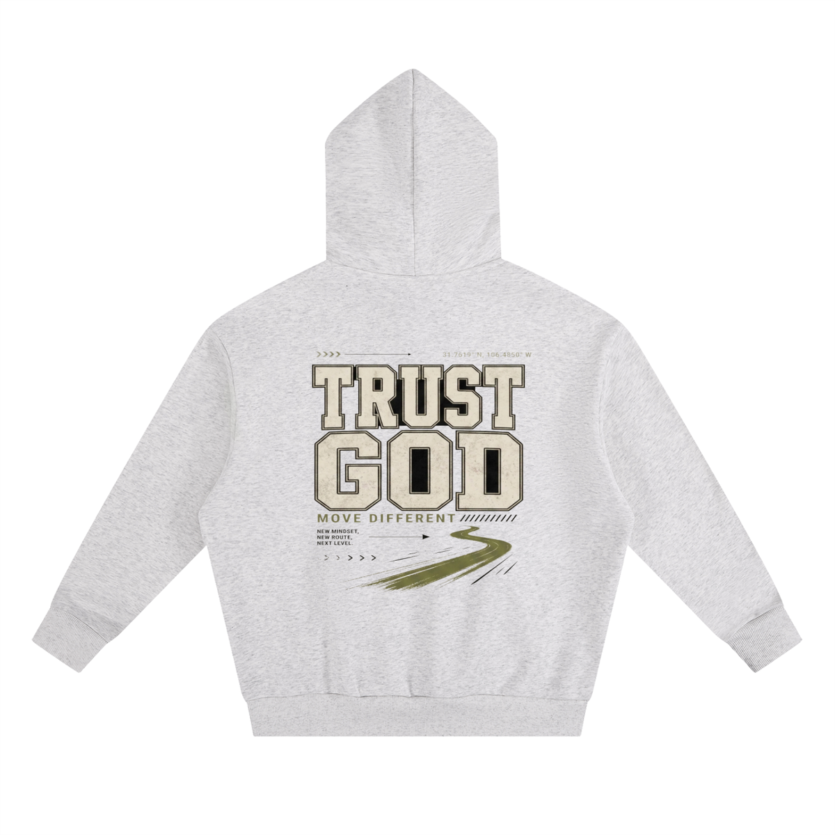 Trust God Move Different | Heavyweight Hoodie