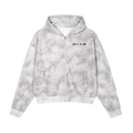 Crown of Burden | Premium Mineral Washed Zip-Up Fleece Hoodie