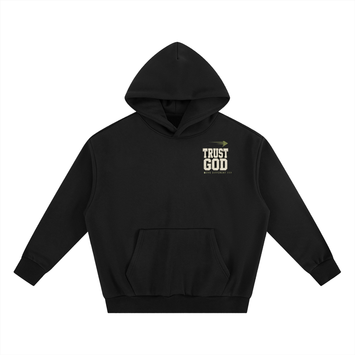 Trust God Move Different | Heavyweight Hoodie