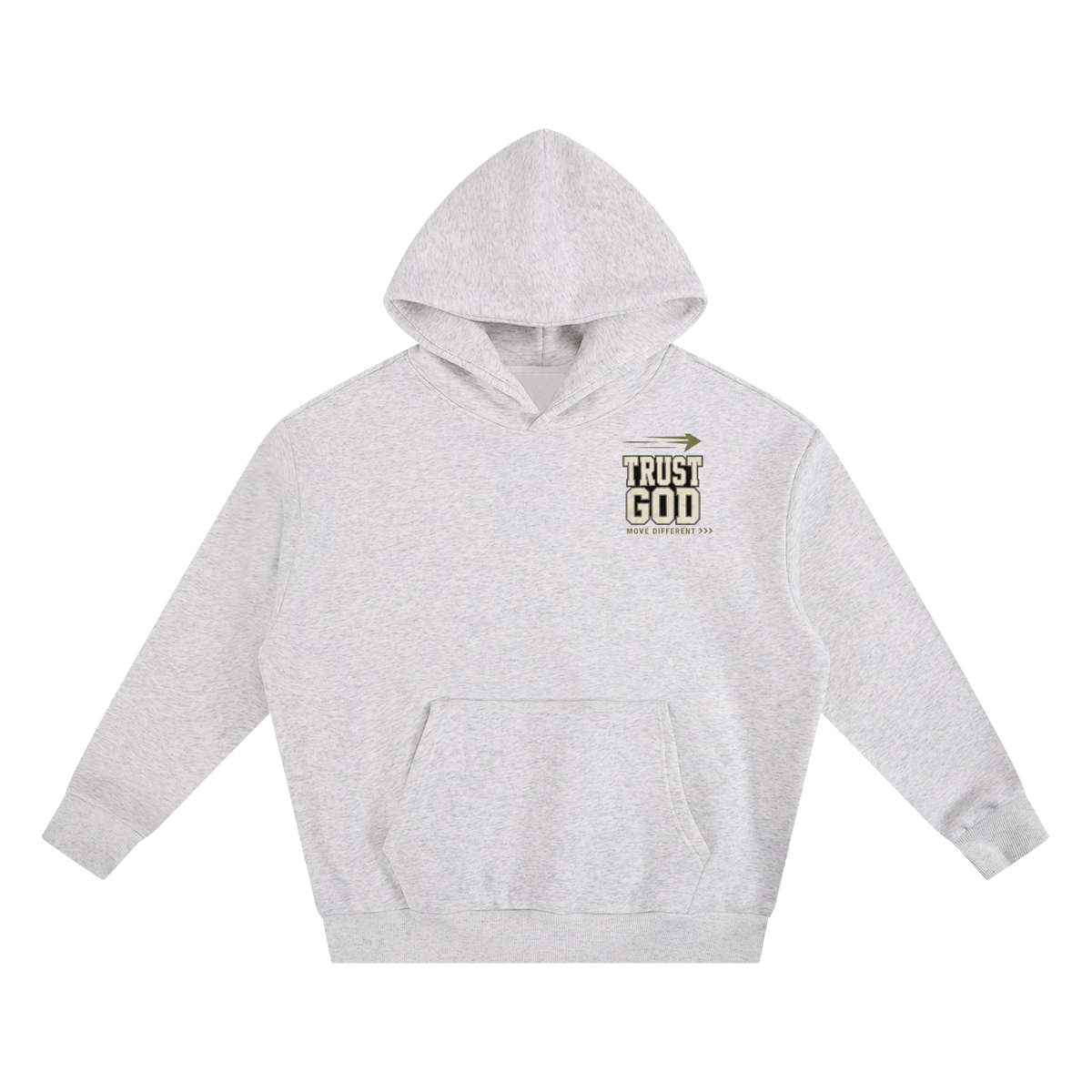 Trust God Move Different | Heavyweight Hoodie