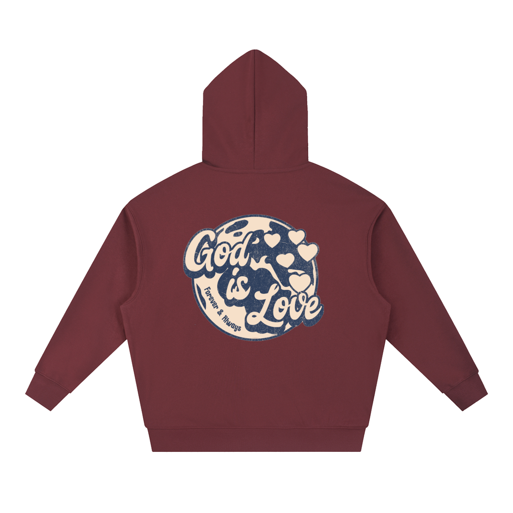 God Is Love Vintage— Heavyweight Hoodie