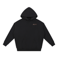 Give It To God black oversized hoodie with a metallic rose-gold G.I.T.G. logo on the chest, front view.